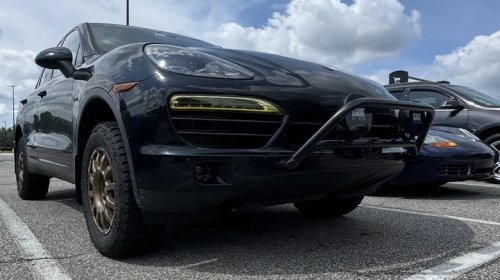 Porsche, Porsche Cayenne, I Put A Winch On My Porsche Cayenne And I Kind Of Hope I Never Have To Use It