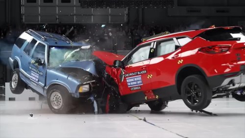 Chevy, Its Good They Don't Make Them Like They Used To, as Shown in a 1996 vs 2026 Chevy Blazer Crash Test