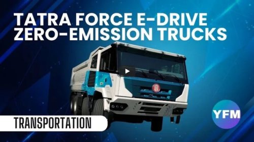 TATRA's FORCE e-DRIVE Zero-Emission Heavy-Duty Truck Built for Any Terrain