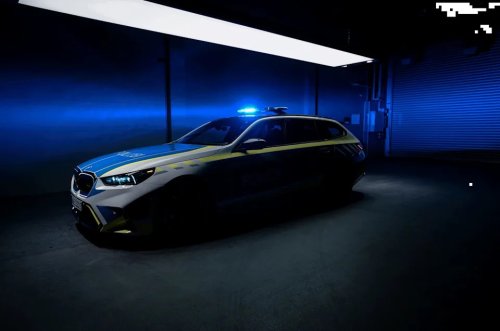 BMW Built a Road-Ready M5 Touring Police Car