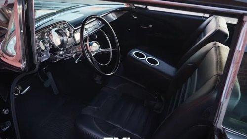 Chevy, This 1957 Chevy Bel Air Appears Classic, Until They Fire Up The 630-HP Big Block
