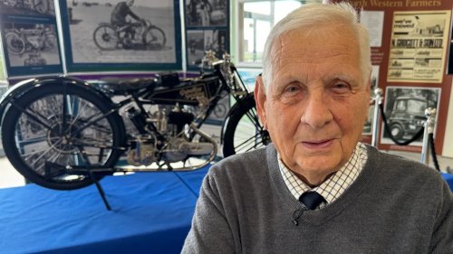 'Iconic' motorbike returns home after 100 years