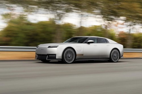 I really want Jaguar’s new Type 01 to succeed — but the $130,000 EV looks worryingly like a Miami Pink elephant