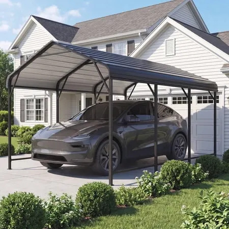 Protect Your Vehicle From the Elements All Year Long With Walmart's Spacious Carport, Now on Sale for 49% Off