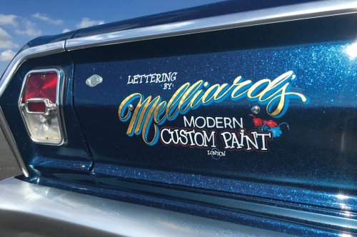Discover the magic of classic car signwriting
