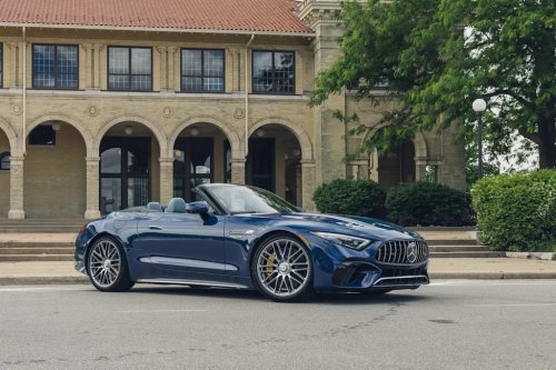 See Exterior Pics of the 2026 Mercedes-AMG SL63 S E Performance