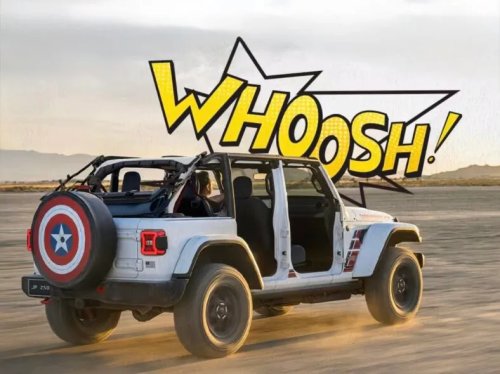 Jeep, A Captain America Jeep? Jeep Wrangler America250 Edition Takes on Marvel Magic