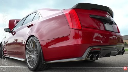 Man Gets His 2018 Cadillac CTS-V Tuned — It Turns Into A Beast That Eats Blackwings For Breakfast