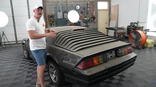 Abandoned 18,000-Mile IROC-Z Camaro Gets Restored After Nearly 30 Years