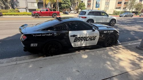 California CHP Says This 'Transformers' Barricade Mustang Looked Too Much Like a Police Car