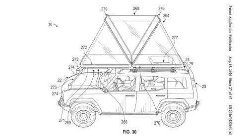 Would You Sleep Inside Your Ford Bronco? This Patent Makes a Strong Case.