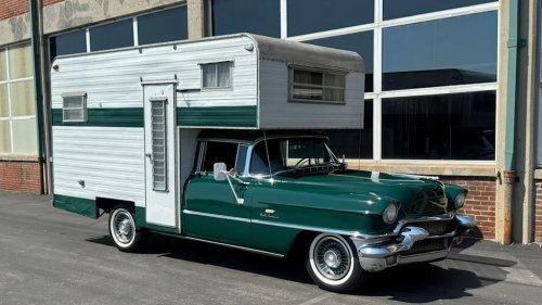Cadillac, Rare 1956 Cadillac Sixty Special Camper Is Begging You To Take It On A Road Trip