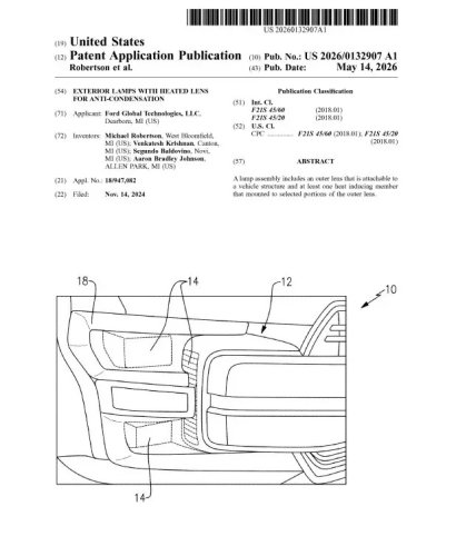 Ford, Ford Bronco, Ford F-150, A New Ford Patent May Fix Foggy F-150 And Bronco Headlights