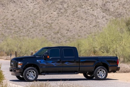 Ford, Ford F-250, Barely Driven 2009 Ford F-250 Harley-Davidson Edition Returns to Auction With 3,062 Miles