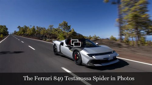 Road Test: The 1,036 HP Ferrari 849 Testarossa Spider Delivers Brutal Speed and Brutalist Styling