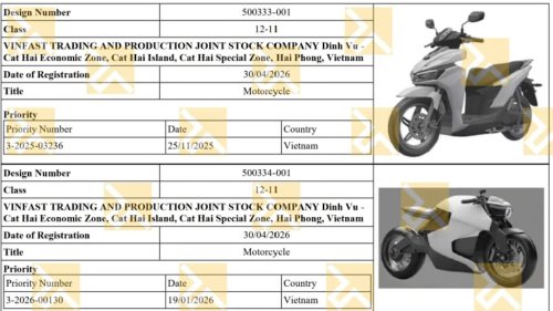 This Vietnamese EV Brand Looks Like It's Moving Into Motorcycles. Here Are Design Patents