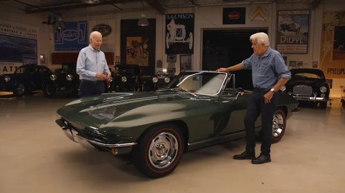 Chevy, Watch Jay Leno Drive With Joe Biden in His 1967 Single-Owner Chevy Corvette