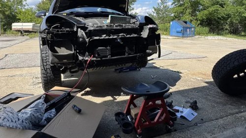 Porsche, Porsche Cayenne, I Put A Winch On My Porsche Cayenne And I Kind Of Hope I Never Have To Use It