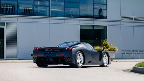 The One-of-Kind Matte Black 2004 Ferrari Enzo in Photos