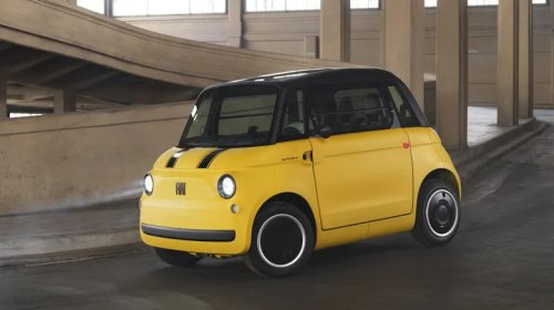 Fiat, Unbearably Cute Fiat Topolino Sport (Probably) Has The World's Shortest Racing Stripes