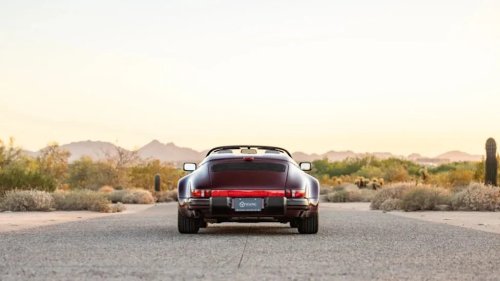 Ruby Red 1989 Porsche 911 Speedster With 6,000 Miles Draws $257,000 Bid