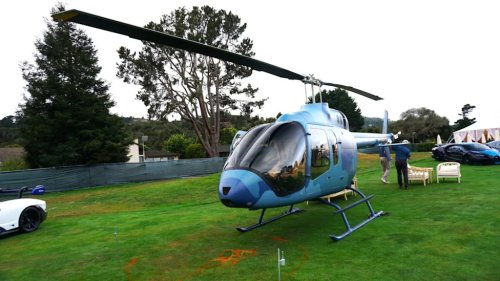 The Quail Flies into Monterey with Cars and Copters