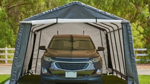 Harbor Freight's Portable Garage Is A 'Game Changer' For Storing Vehicles And Tools