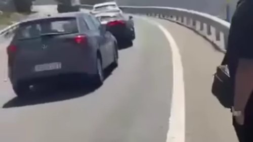 Hatchback, Bugatti, Bugatti Tourbillon, Video: Entry-Level VW Hatchback Rear-Ends A Bugatti Tourbillon Prototype Worth Millions