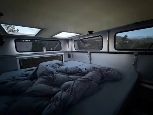 This Rugged, Hard-Shelled Truck Camper Elevates at the Push of a Button