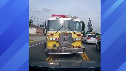 Dashcam Footage Shows Selfish Driver Refusing To Move for a Fire Truck