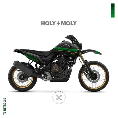 These Yamaha Ténéré 700 Fairing Kits Bring The 1970s Back. Bell Bottoms and Acid Not Included