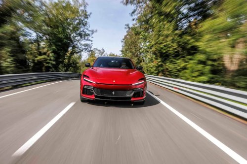 See More Photos of The 2027 Ferrari Purosangue Handling Speciale