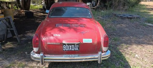 1972 Volkswagen Karmann Ghia Electric Conversion For Sale