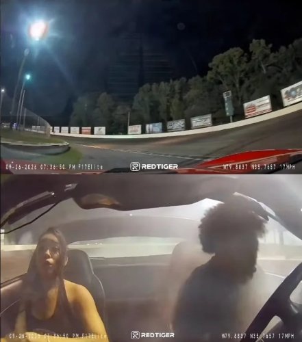 Corvette Driver’s Passenger Narrowly Escapes Burning Vehicle During Test Run Gone Wrong