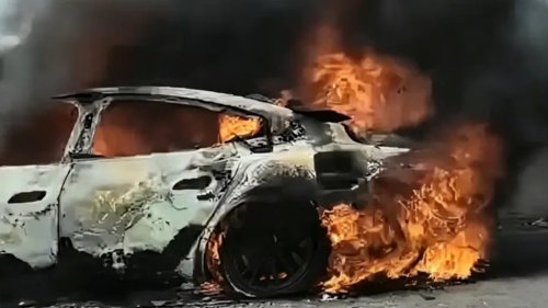 China’s Apple Built A Tesla Rival, And Now One Has Caught Fire