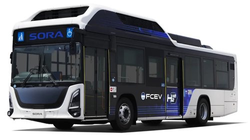 Toyota and Isuzu launch updated hydrogen fuel cell bus