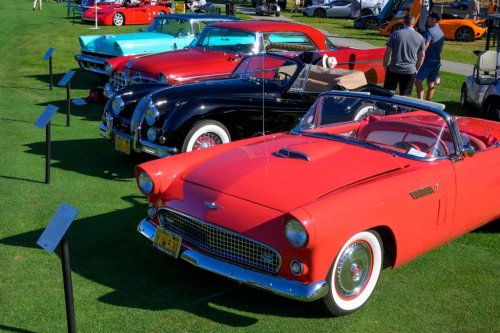 A Mercedes and a Bizzarini Drive into a Concours... Both Win!