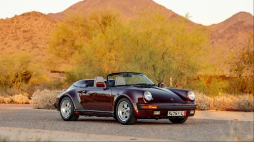 Porsche, Porsche 911, Ruby Red 1989 Porsche 911 Speedster With 6,000 Miles Draws $257,000 Bid
