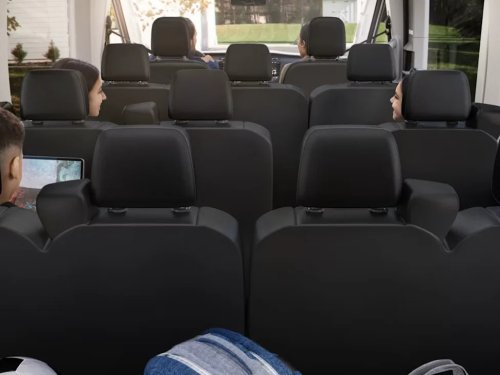 Ford Transit Can Show Rear Passengers Buckled Up When They Aren't