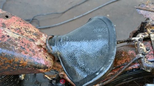 This Well-Preserved German Military Motorcycle Was One Of Many Relics Buried In WWII Waste Pit Uncovered By A Drying Danube