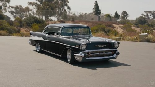 This 1957 Chevy Bel Air Appears Classic, Until They Fire Up The 630-HP Big Block