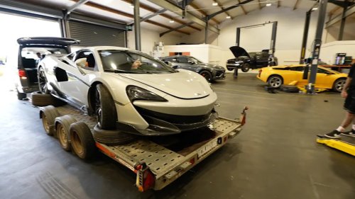 McLaren, Mercedes, Wrecked McLaren 600LT Rebuilt in 7 Days Using a $17 Mercedes Part