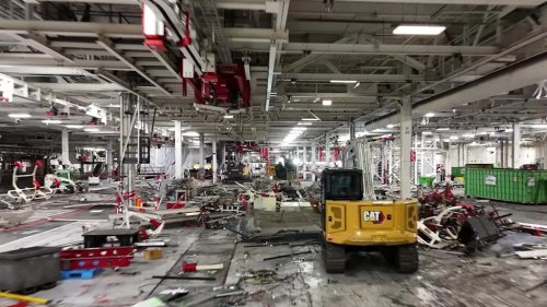 Tesla, See How Tesla Tore Down The Model S Factory To Build Robots Instead