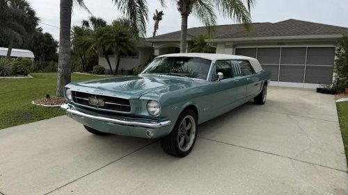 Ford, Ford Mustang, Someone Turned A 1966 Ford Mustang Into A 21-Foot Limousine