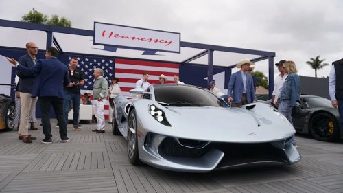 The Quail Flies into Monterey with Cars and Copters
