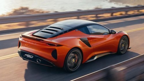 Lotus, Lotus Emira 420 Sport Adds 416 BHP, More Cooling, and a Removable Glass Roof