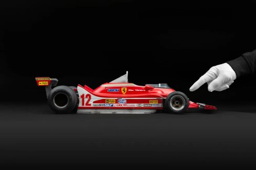 Gilles Villeneuve’s 312 Celebrated in 1:8 Scale Amalgam Model