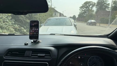 This minimalist car phone mount proves compact designs aren't always the answer