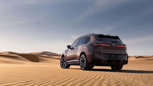 China's BMW iX5 Has More Of Everything, Including A Huge TV In The Back