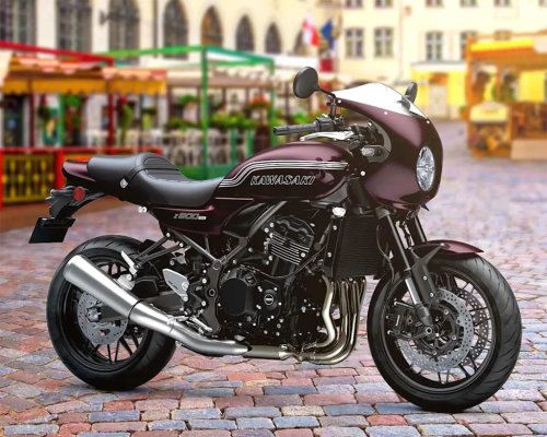 Kawasaki’s Retro-Styled Z900RS Café Gets a Candy-Colored JDM Uplift